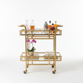 Aurelia Gold Bar Cart — Luxe Entertaining Trolley